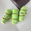 Cartoon Cute Funny Angry Bamboo Plush Doll Stuffed Toy Keyring Pendant Backpack Charm Bag Hanging Ornament Kid Ragdoll Girl Gift