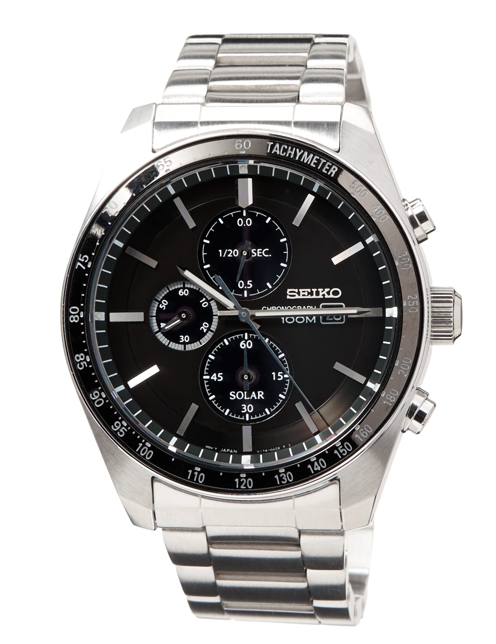 

Seiko Unisex Adult Chronograph Quartz Watch Stainless Steel Strap SSC719P1