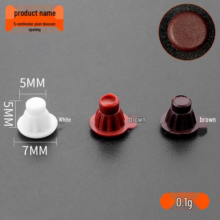 Yingya Furniture Moisture-Proof Plastic Screw Hole & Hinge Plug Cover (5-40mm).