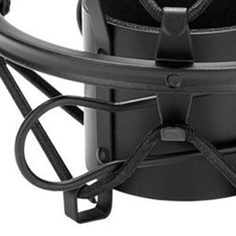 Microphone Shock Mount Metal Mic Shock Holder Stand Anti Vibration for Video Recording