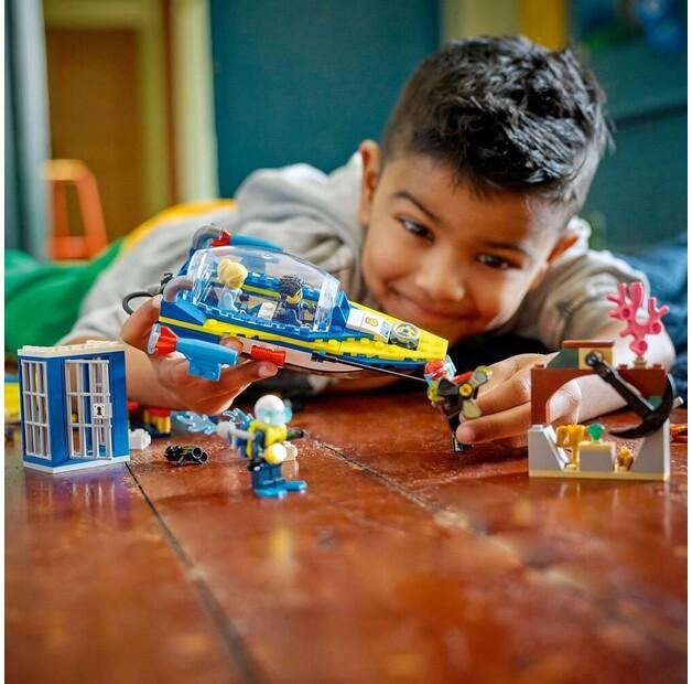 Конструктор LEGO City 60355 Следствие водной полиции
