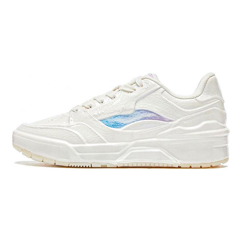 Li Ning Rsr 101 Basketball Culture Sky Realm Low Top Sneakers Women Sneakers Cloud-White ABCS108-1