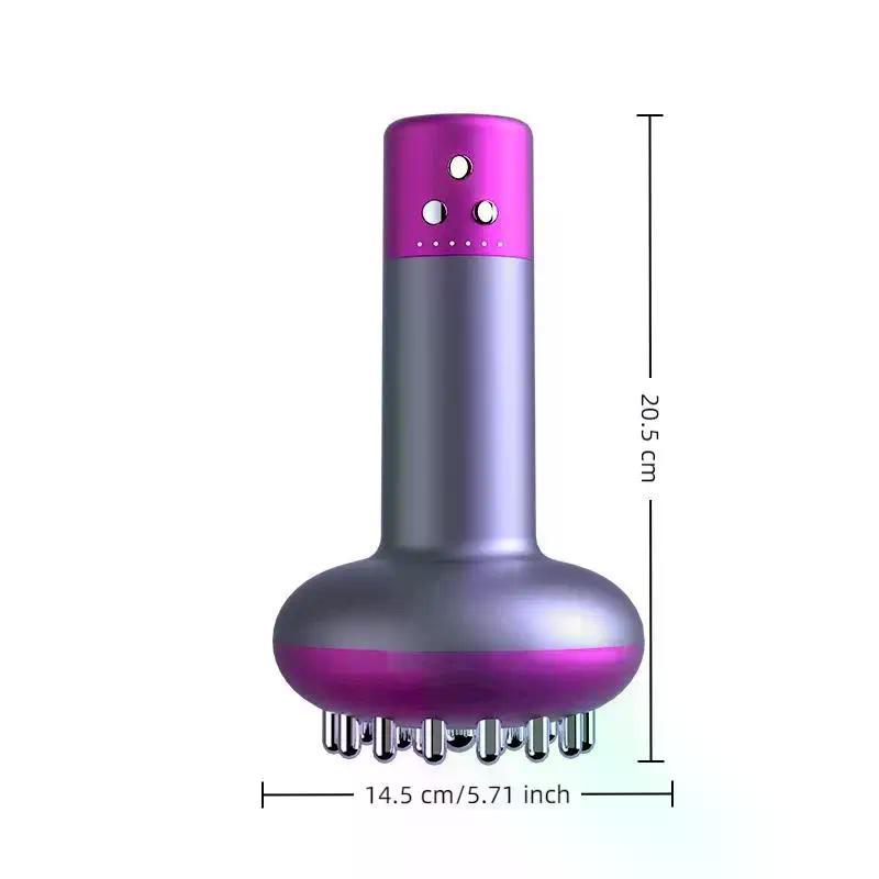 Handheld Electric Lymphatic Drainage Machine Meridian Body Abdominal Massage Brush With Adjustable Guasha Hot Compress