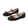 Spring Autumn Women Flats Soft Single Shoes Elegant Brand Ladies Mary Jane Shoes Black Red Plus Size 43