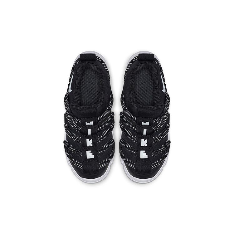 Nike Novice Non-Slip Shock Absorbing Low-Top Sports Casual Shoes Kids Sneakers Black White AQ9661-001