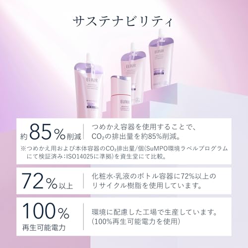 Elixir Lotion Brightening Moisturizing Type CA 2026 Model Refill 150mL Quasi-drug Whitening Transparency Spot Prevention Firmness Hydration Anti-aging