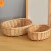 Handcraft Rattan Fruit Bowl Portable and Sturdy Designs Enhances The Beauty Of Your Household Environment Storage