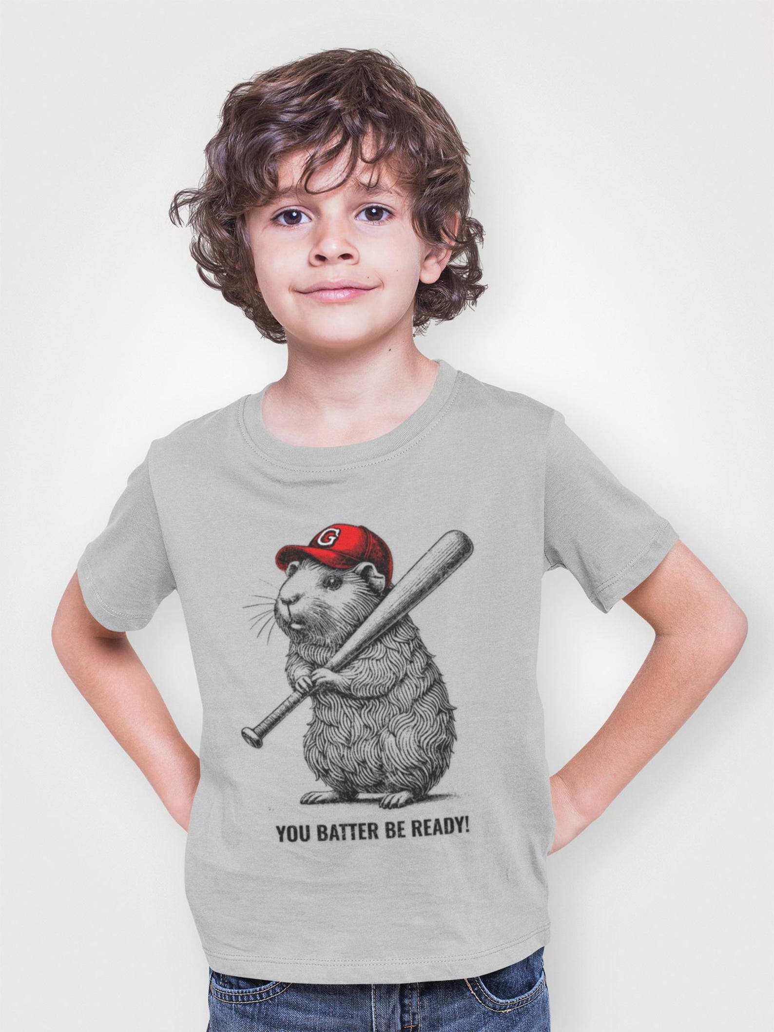 Kids Baseball T-Shirt, I m Batter Than You, M
