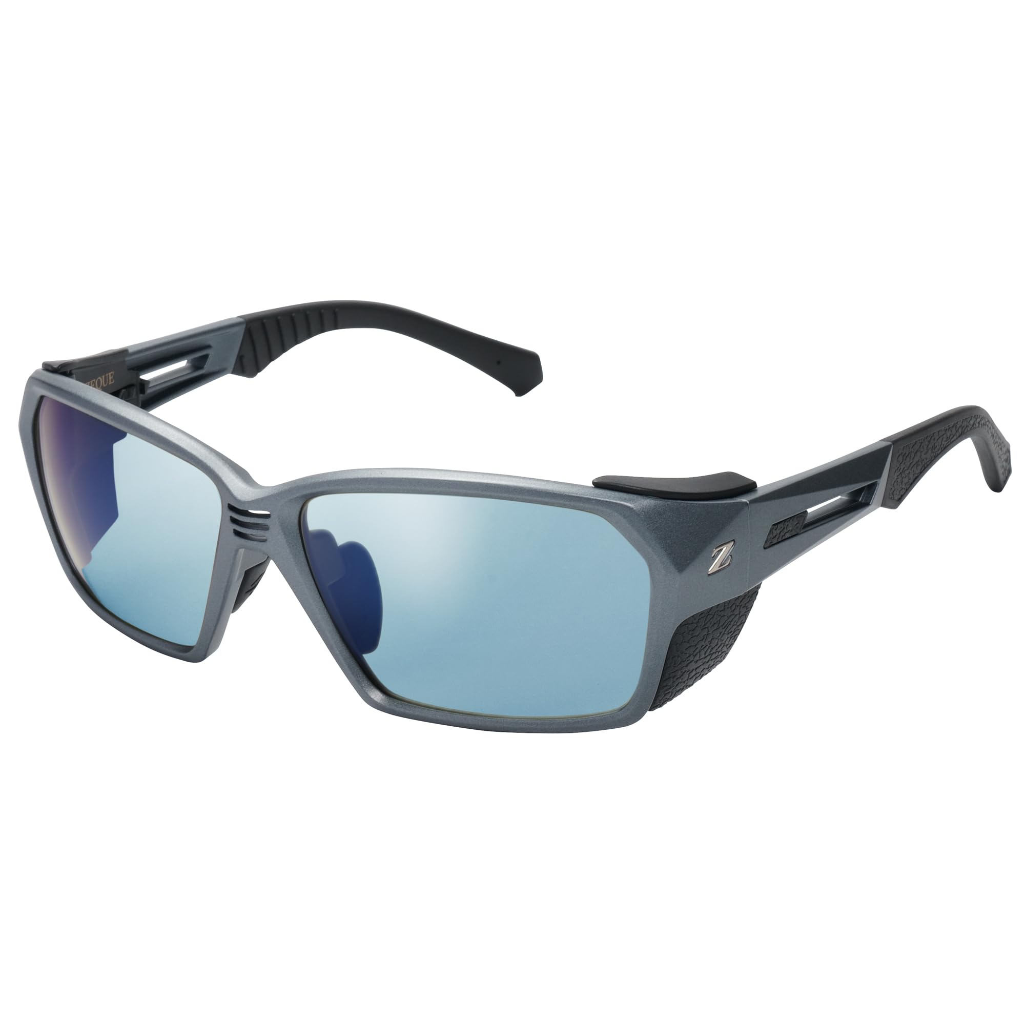 

Zeque Polarized Sunglasses LOOF Iron Gray MASTER MIRROR (Zeku) (Roof) F-2052 BLUE/SILVER