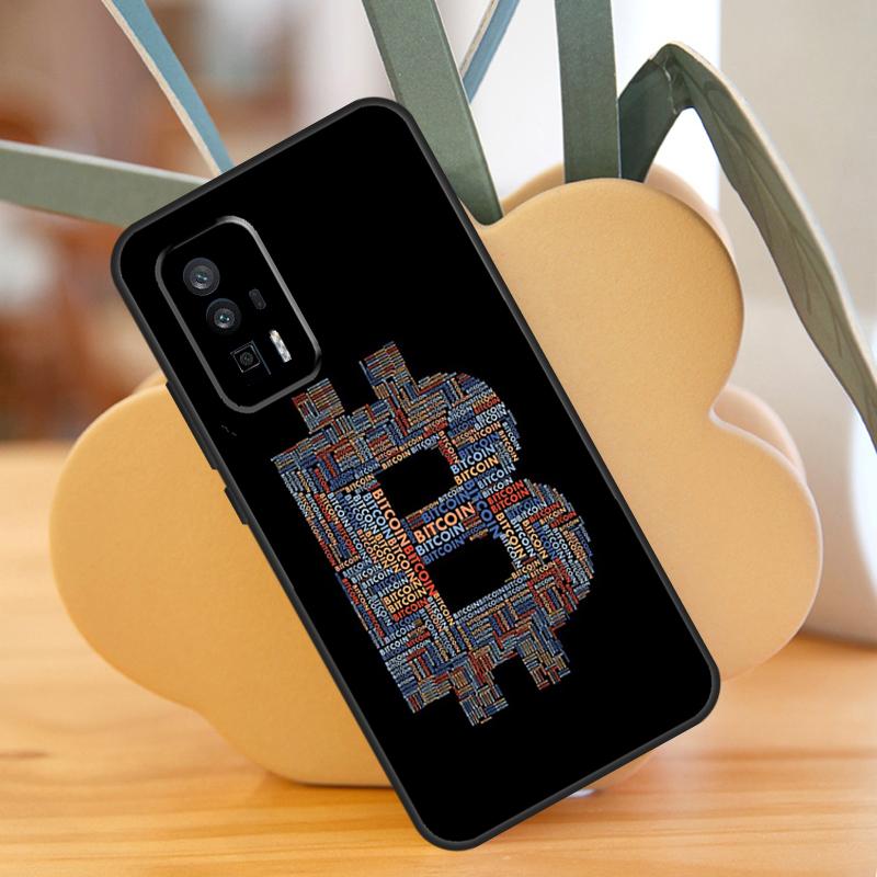 Bitcoin BTC Case For POCO X3 X6 F6 Pro M6 X5 F3 F5 M5s Xiaomi 13 14 Ultra 12 Lite 11T 12T 13T Pro Cover