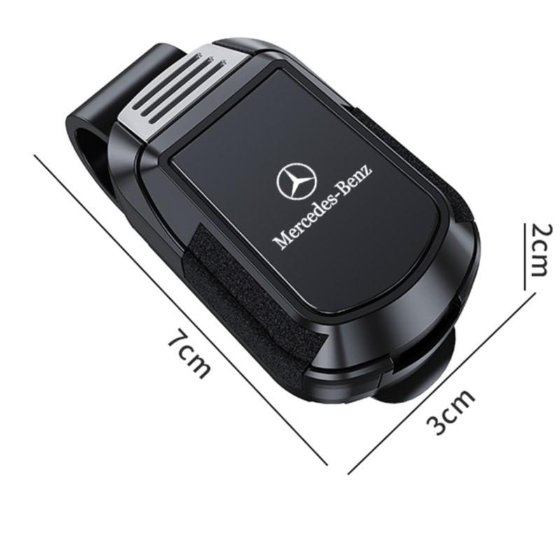 WLX4 Car Eyeglass Holder Glasses Storage Clip Auto Accessories For Mercedes Benz W210 W176 AMG CLS CLE CLA GLA GLB GLS Class A GLE W2