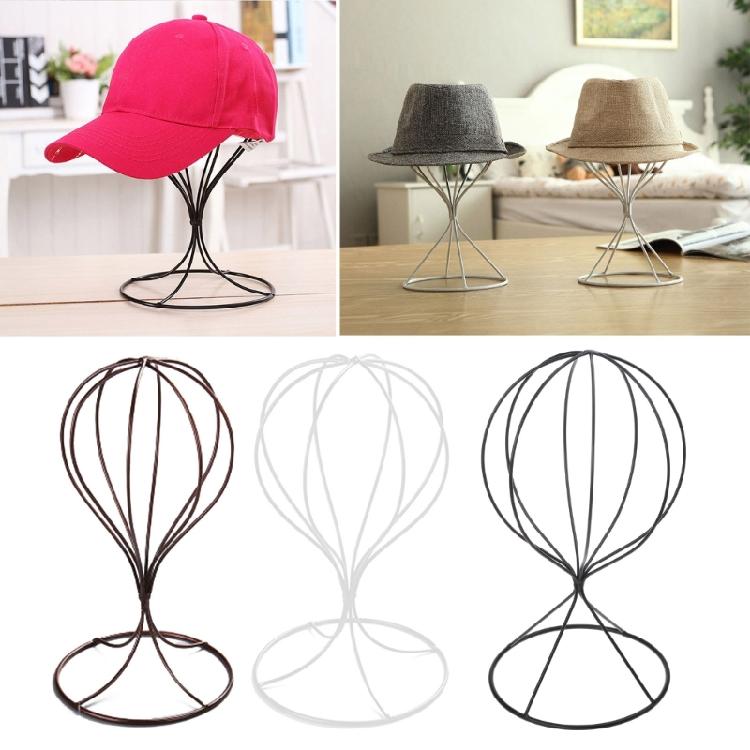 Wig Holder Stand Metal Wig Display Stand Hat Storage Rack for Baseball Caps Hat