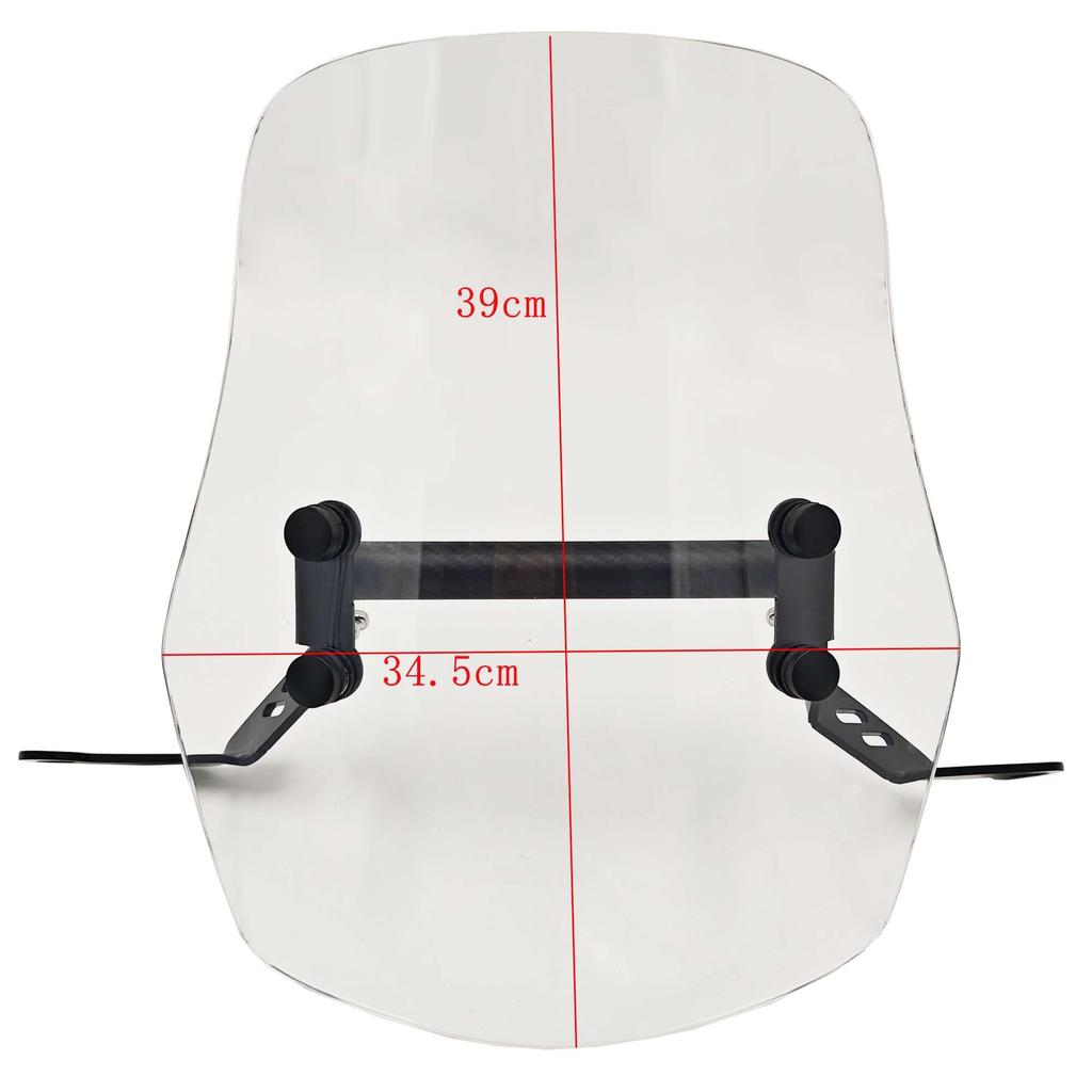 Yoothi Compatible Windshield for Honda Trail Hunter and CT125 CT125 Motorcycle Wind Motorcycle Modification Wind Hunter Cub CT125 Windshield Smoke
