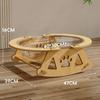 Acrylic Wood Cat Bed Elevated Bed Pet Clear Cats House Rocking Chair Detachable Convenient Kittens Puppies Sofa Cat Accessories