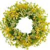 New Product Spring and Summer Tulip Wreath Simulation Flower Rural Farmhouse Door Pendant Wall Decoration