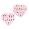 36pcs Adjustable Kids Rings Set Colorful Alloy Rings Fashionable Jewelry for Girls Dress Up Parties and Imaginative Play