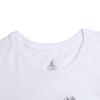 Jordan Logo Printed Crew Neck Short Sleeve T-Shirt Men Tops White 801083-101