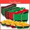 Christmas Party Food Box With Santa Pattern For Holiday Event Decorations