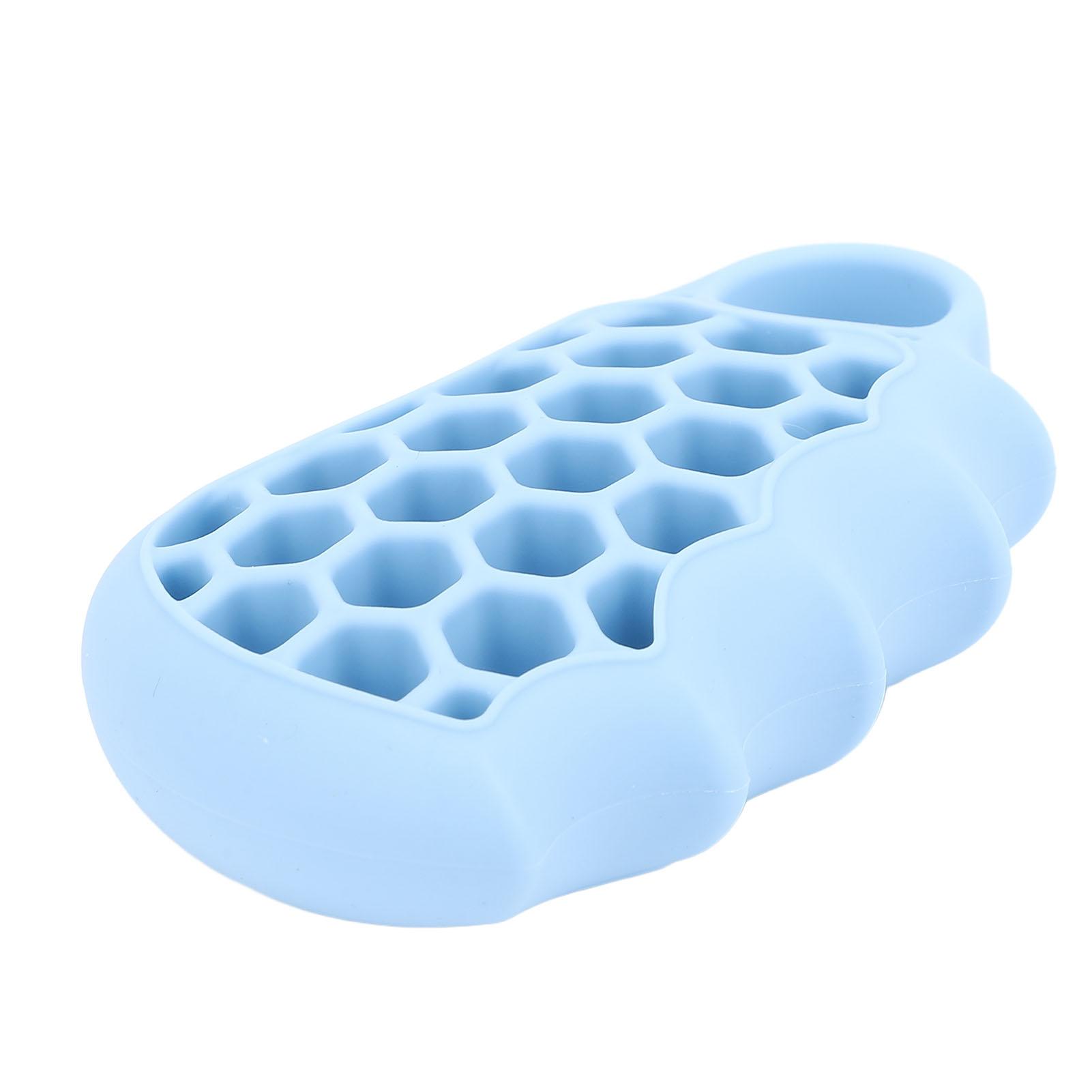 

Синий кистевой эспандер силиконовый полый с прорезями для пальцев тренажер для укрепления кисти эспандер для пальцев для