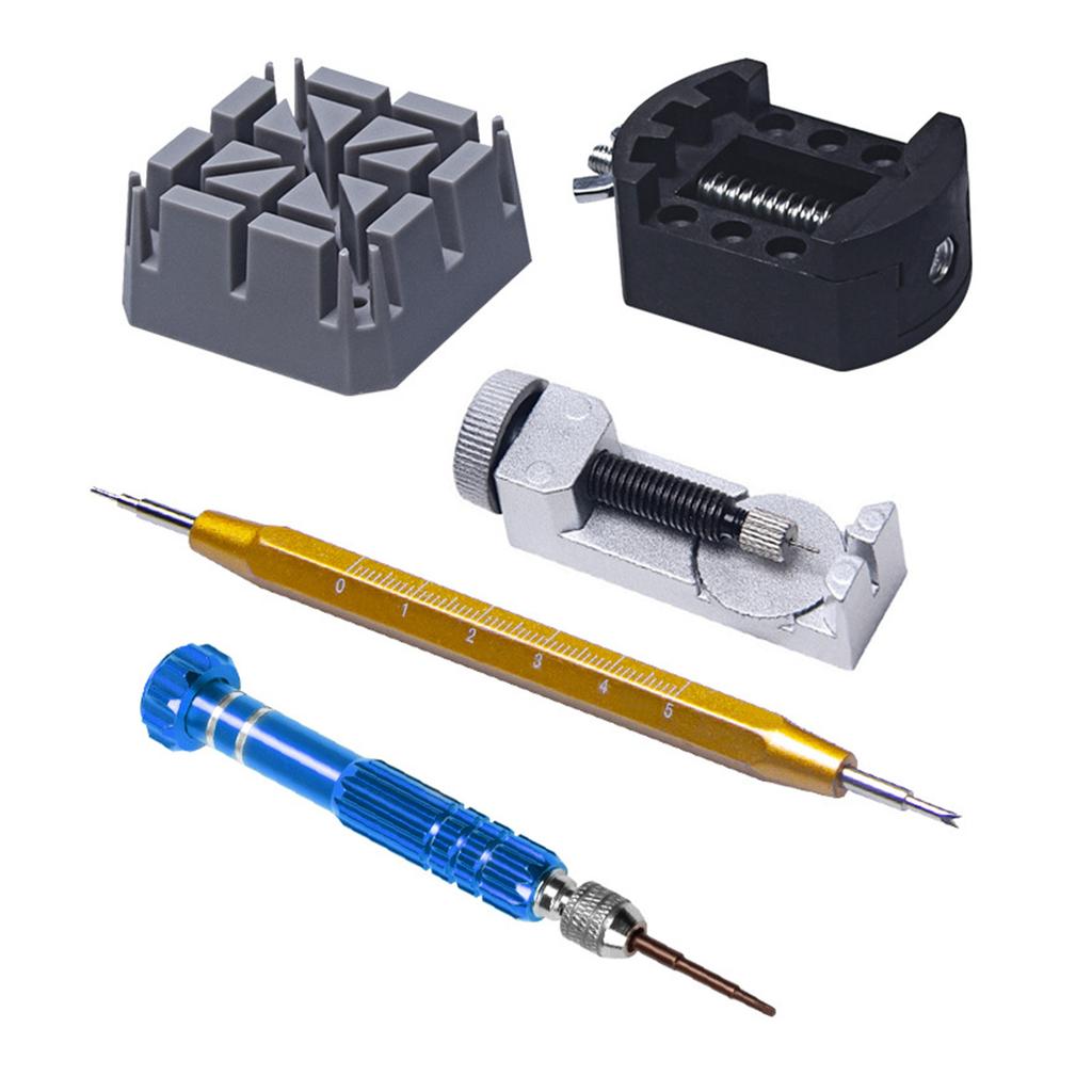 138Pcs Watch Tool Set Precisions Instrument For Battery Change Band Adjustment Professional Watchmaker Tool