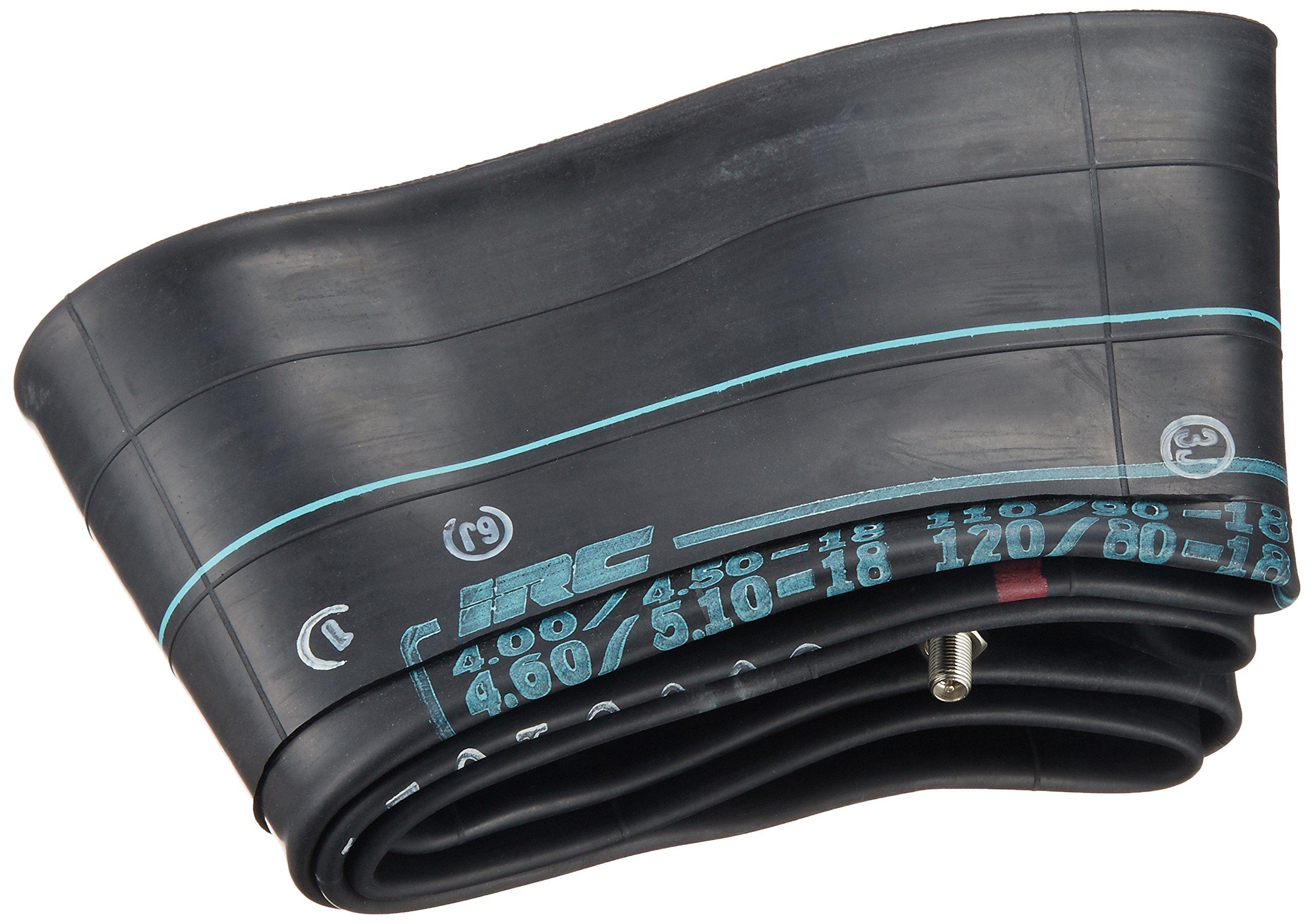 

IRC Inoue Rubber Motorcycle Tire and Valve Rim 18 for Motorcycles Tube, 4.004.504.605.10110/100120/80110120/90-18, Type TR4, Diameter inches, чёрный