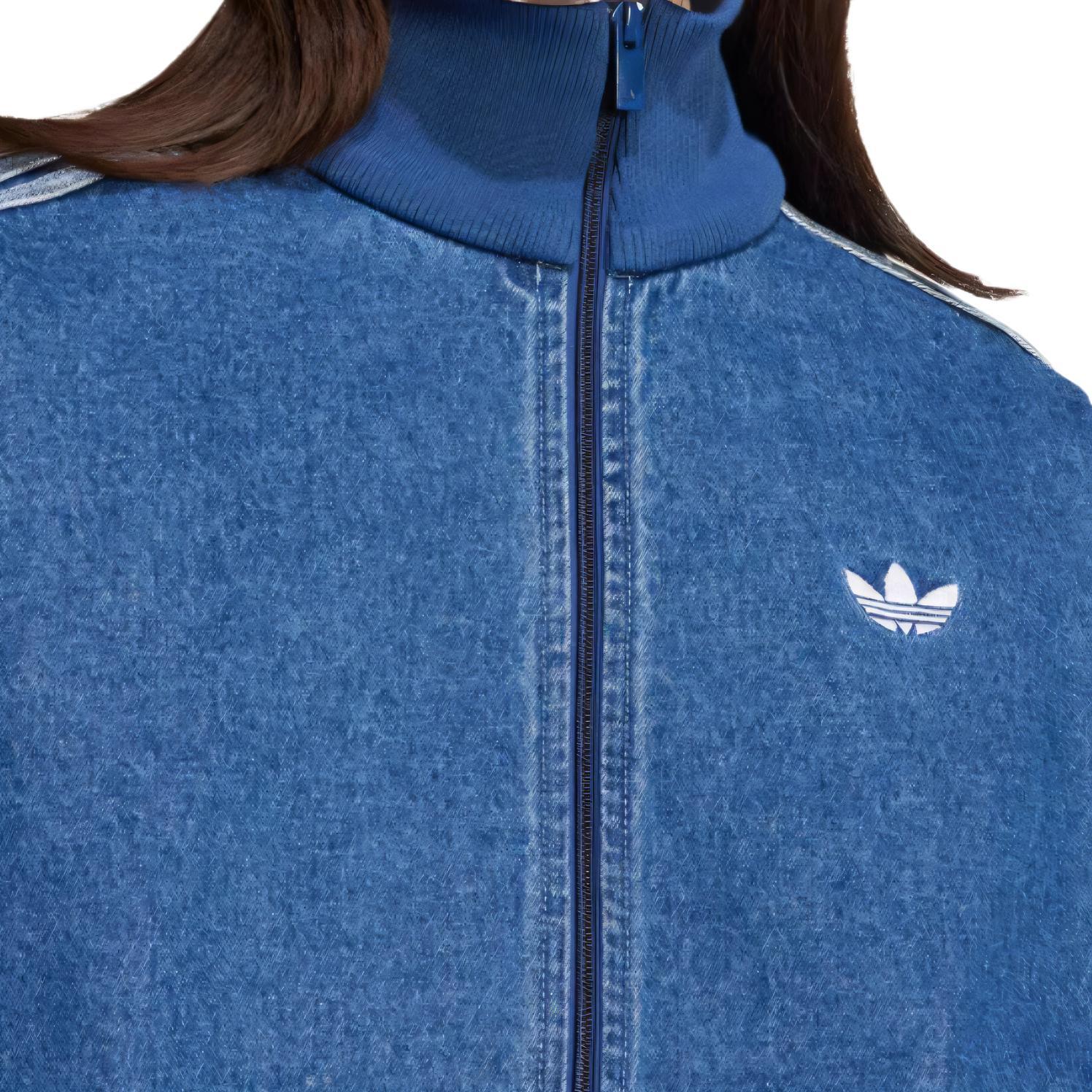 トップス Adidas DENIM FIREBIRD TRACKTOP M JC6233 adidas Adicolor Denim Firebird Track Top - Blue | Free