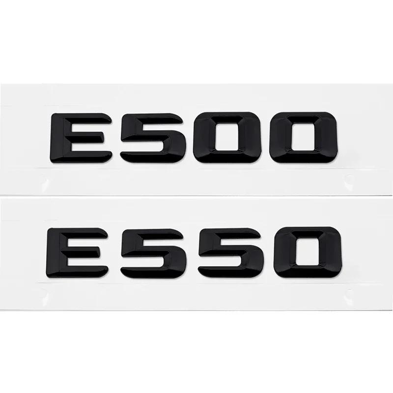 Car Rear Trunk Number Letter Sticker Tail Box Emblem Badge for Mercedes Benz E Class E300 E320 E350 E400 E420 E430 E500 E550 ooo1