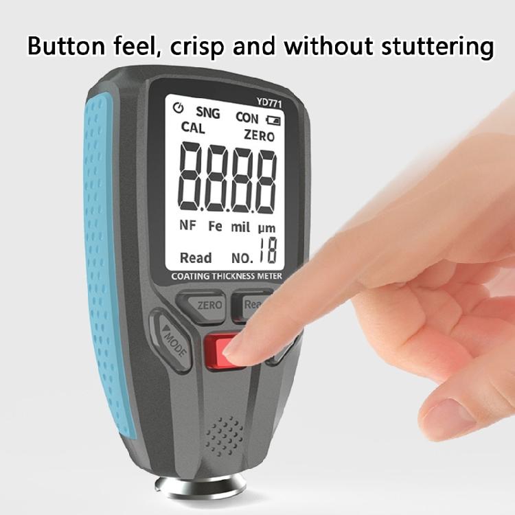 Portable Coating Thickness Gauges High Precisions Coating Thickness Meter LCD Display for Automotive Repair Metalworking