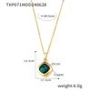 Chic Style Jewelry Set with Interchangeable Zircon - Unique Copper Design