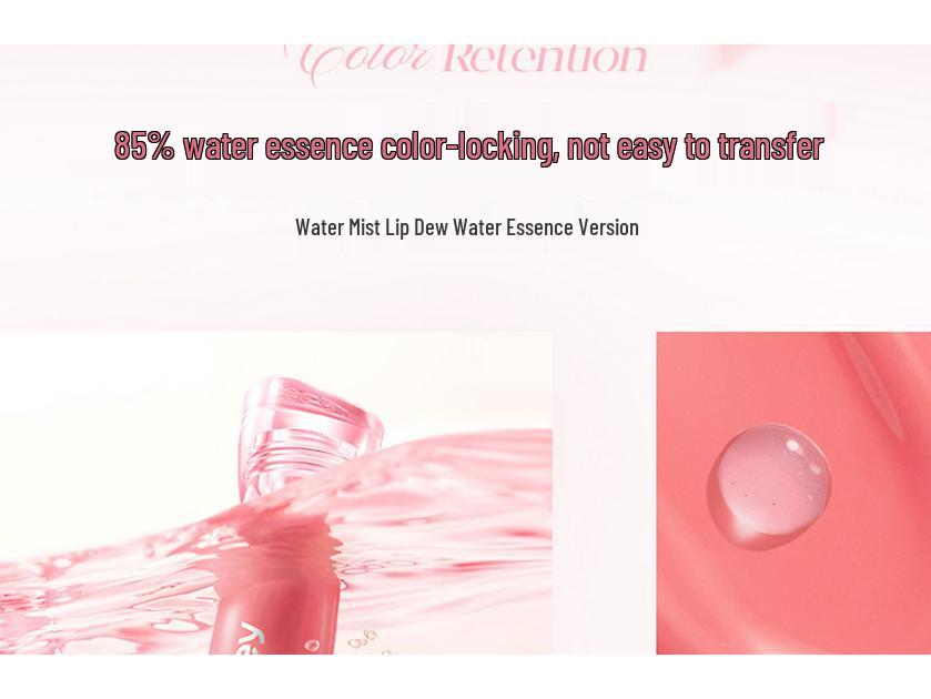 Colorkey Qixi Collection: Water Mist Lip Glaze - Non-Stick, Long-Lasting Lip Color for Women.