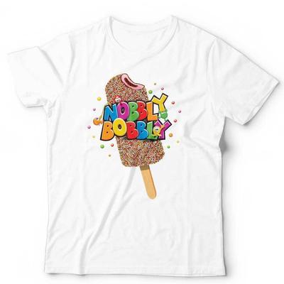 T-shirt Unisex Gelato Gobbo Bobbo Retro Vintage Estate Divertente Vacanza