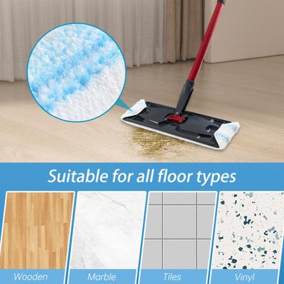 Mop Replacement Cloth for O-Cedar H2Pro Wet Microfiber Anti-Fouling Pad High-Density Fibers Floor Scrubber Pad