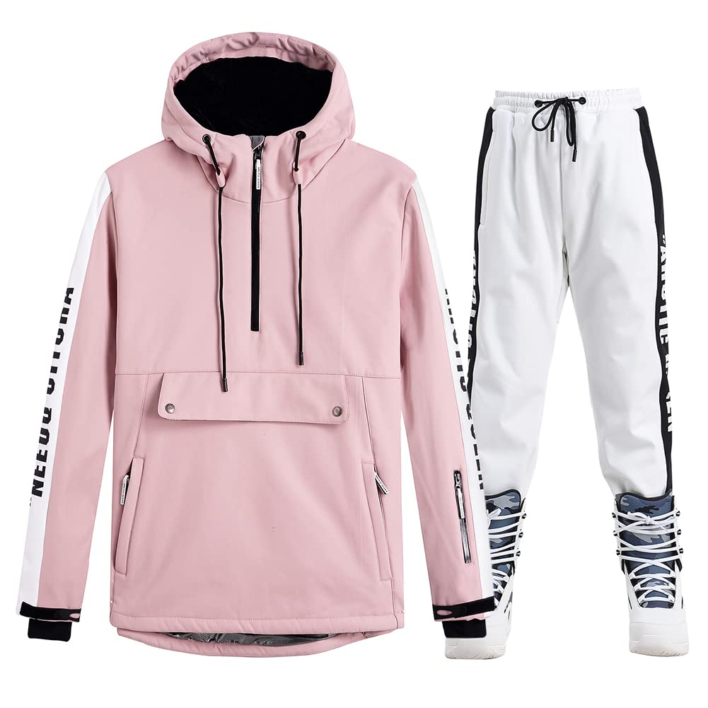 HOTIAN Snowboard Wear Set for Men and Ski and Snowboard 9 6 Sizes Water Cold Jacket and Women, Wear, Colors, (XS-2XL), 10,000mm Resistance,