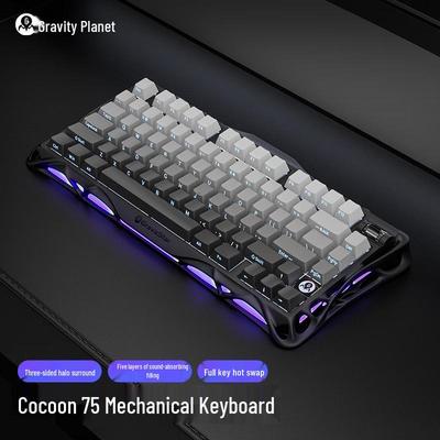GravaStar P75 Mechanische Tastatur mit drei Modi