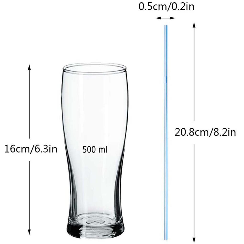 400pcs Plastic Disposable Straws For Parties/Bar/Beverage Shops/Home Straws