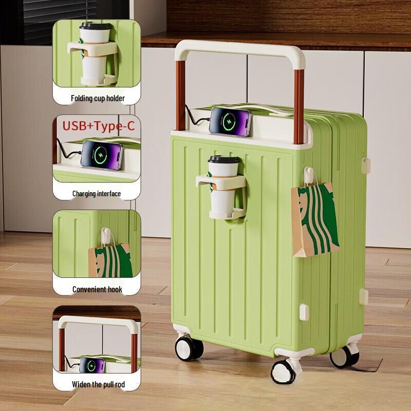 Multifunctional Wide-Handle Suitcase