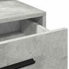 Makeup Table Concrete Grey 79 x 41 x 135 cm Particleboard