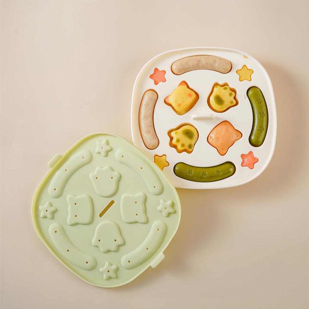 

Baby Rice Cake Mold Silicone Can Be Steamed and Cooked As a Supplementary Food Children s Steamed Cake Mold is Heat-resistant