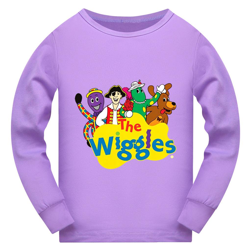 5749 Kid Boys Girls the wiggles Anime Cartoon Print Long Sleeves T-Shirt 110cm