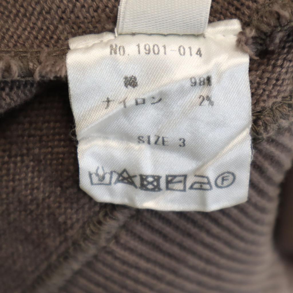 Crepuscule Made In Japan Five-quarter Sleeve Half Zip Knit Polo Shirt 3 Men's Used