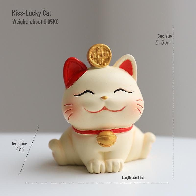 Creative Lucky Cat Car Console and Home Decoration