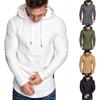 Men Hoodie Cotton Sweat Absorbing Hooded Sweatshirt Long Hooded Sweatshirt Long Sleeve Sweater Hoodie 