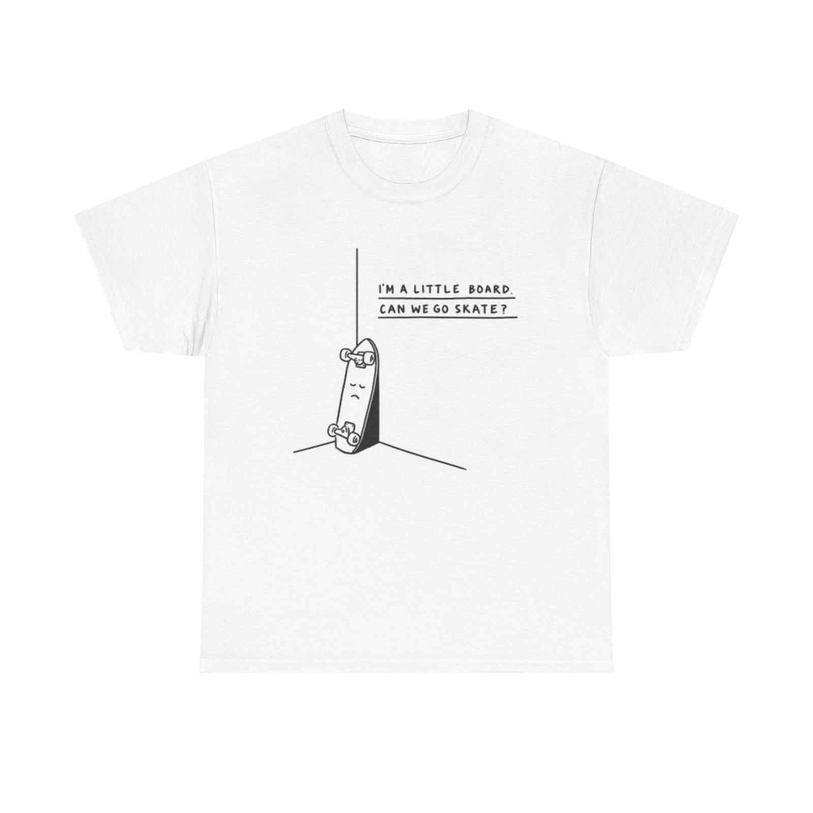 Funny Skateboarding Graphic T Shirt Skate Unisex Heavy Cotton Tee XL
