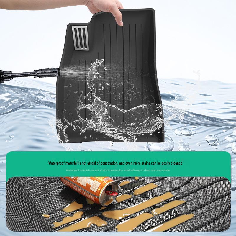 Eco-Friendly TPE Molded Pedal-Style Floor Mats for 2023 Tesla Model 3 Refresh