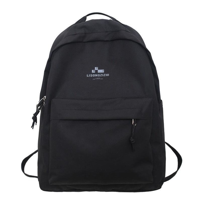 Schoolbag female new ins Japanese junior and high school students large-capacity backpack lightweight and simple college backpack