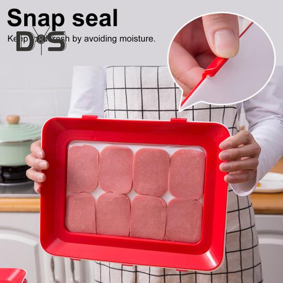 6/8/10 ks Podnosů na uchovávání potravin Bez BPA Víceúčelové Opakovaně použitelné Vakuové Stohovatelné Podnosy na organizaci a skladování potravin s přezkou