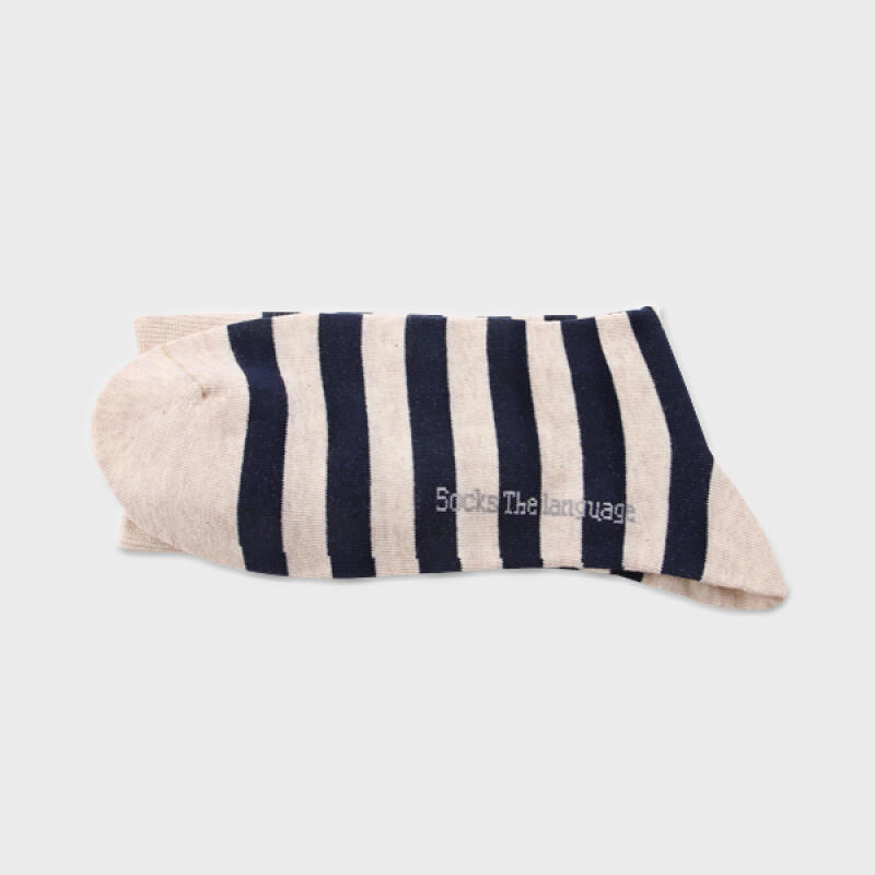 Toffee Nut Striped Socks