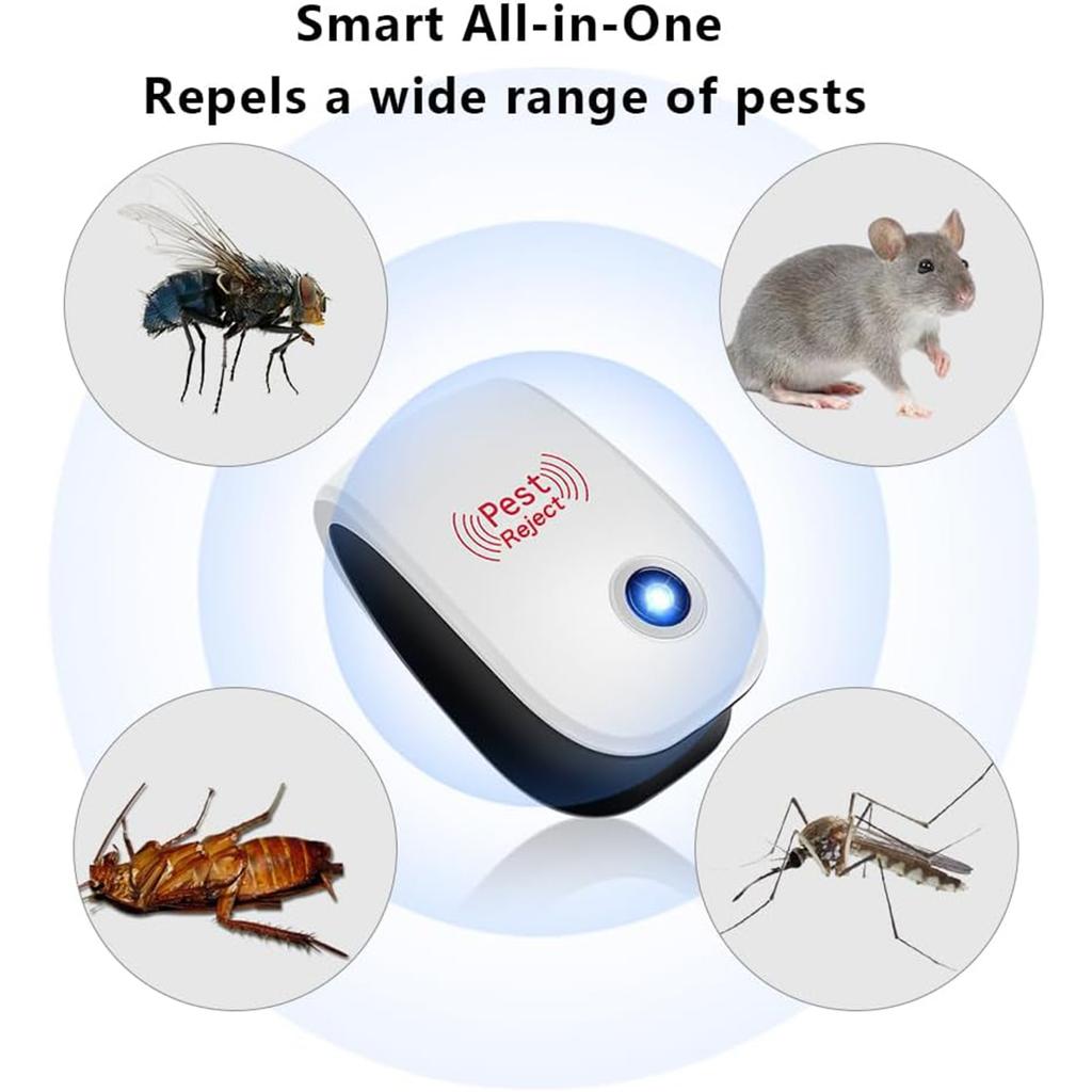 1PCS Electromagnetic Mosquito Anti Mouse Insect Repeller Rat Cockroach Household Pest Reject Repellent Electronic Ultrasonic