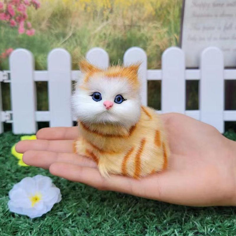 Plüsch Bellende Katze, Hase & Welpen Spielzeug - Pädagogische Tierpuppe für Kinder