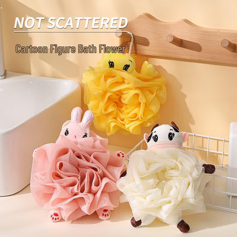 Cute Rabbit Kids Bath Sponge One Size